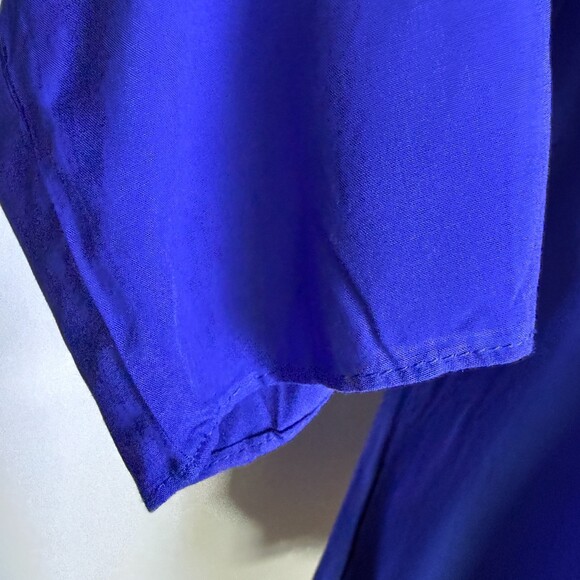 Just Quella NWT Royal Blue Mini Dress/Long Tunic, Sz L, Off the Shoulder, Sheath - Picture 6 of 15